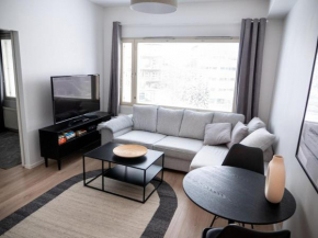Two-room flat with sauna, glazed balcony and free parking lot